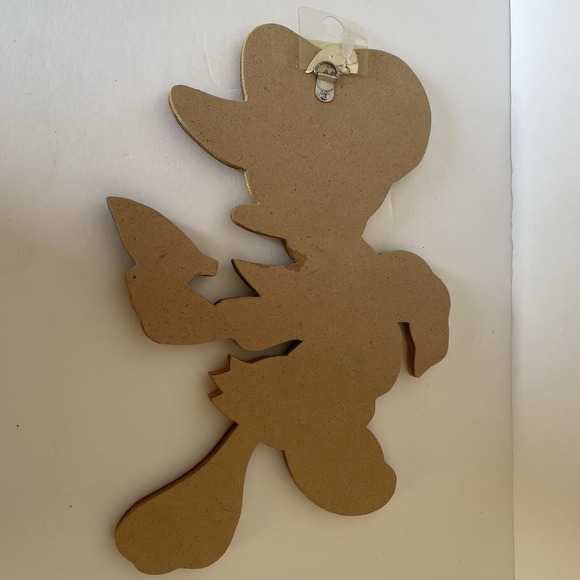 Vtg Donald Duck Intarsia Wood Carving Disney Wall Art - Picture 8 of 10